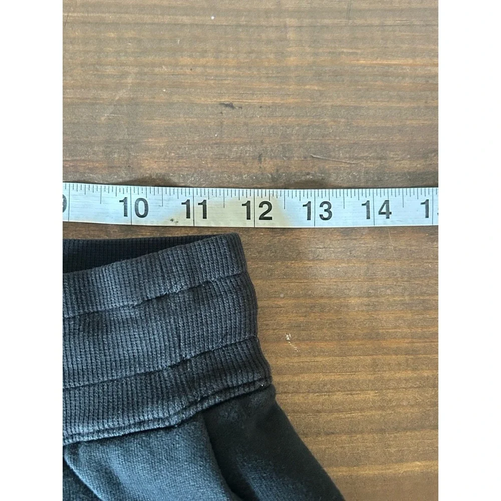 Lululemon Scuba High-Rise Jogger Black Cotton Fleece Sweatpants Size 0 W-27